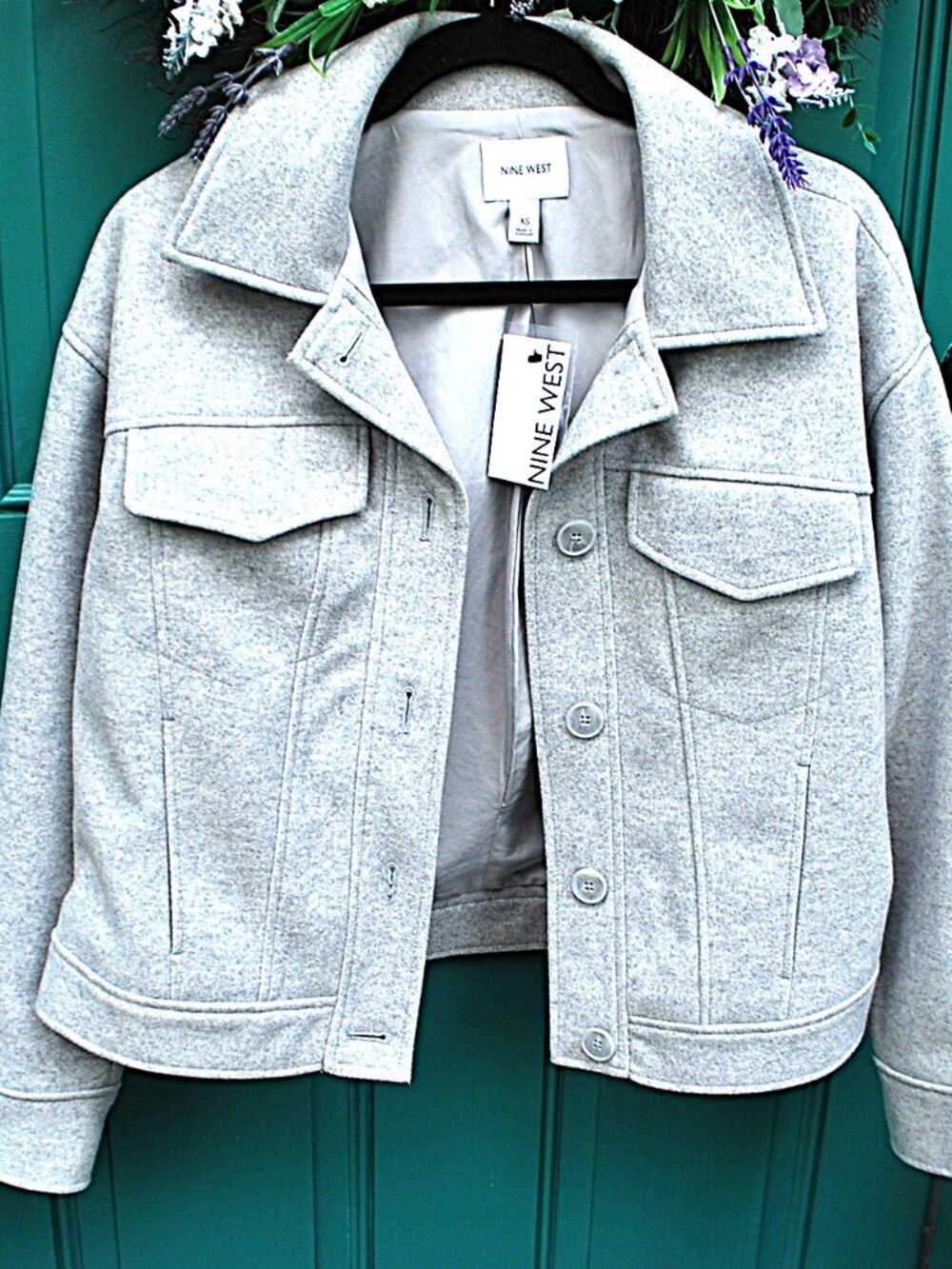 Fall Winter Nine West Gray Jacket NWT Size Small